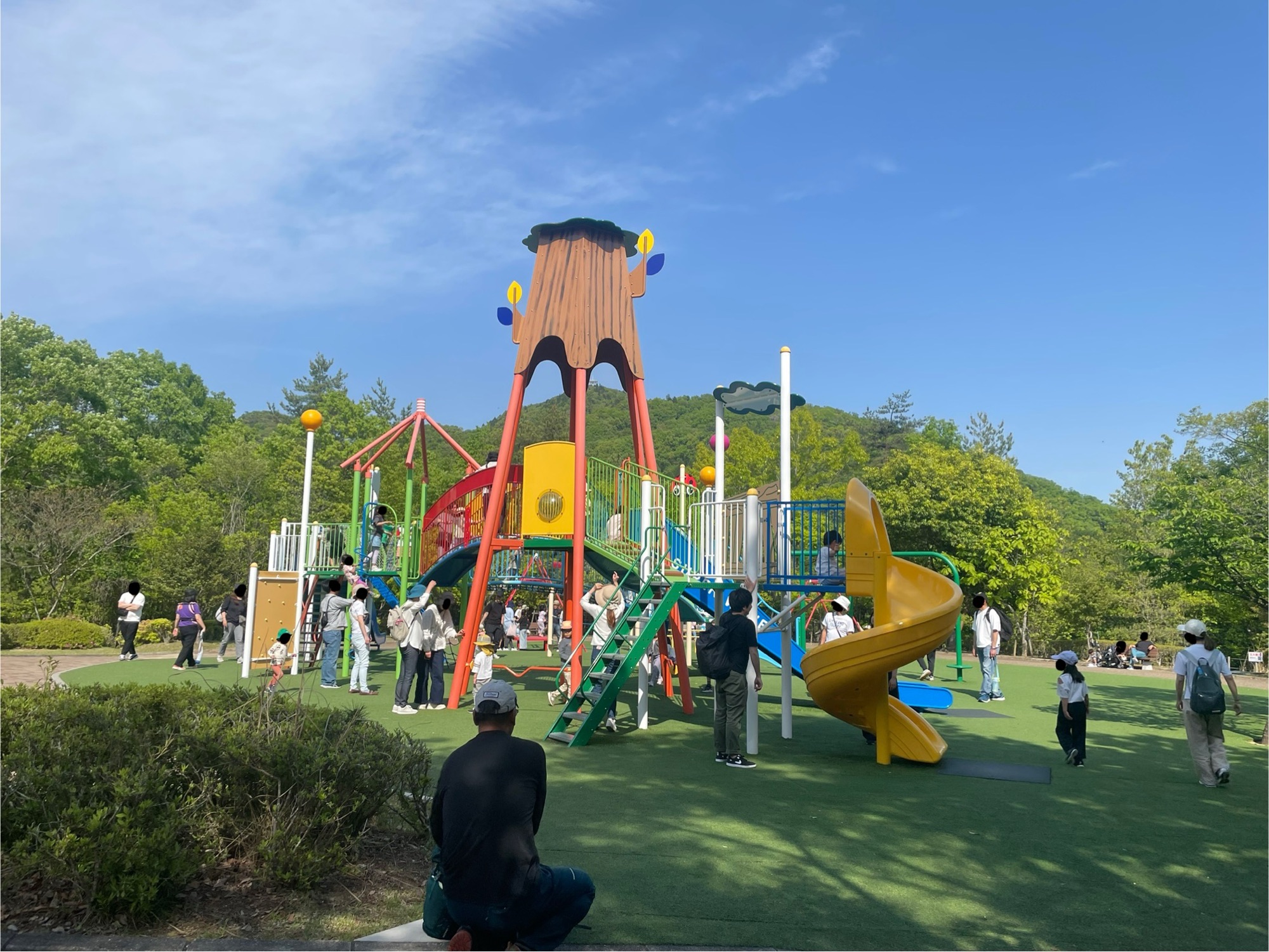 一庫公園の大型遊具