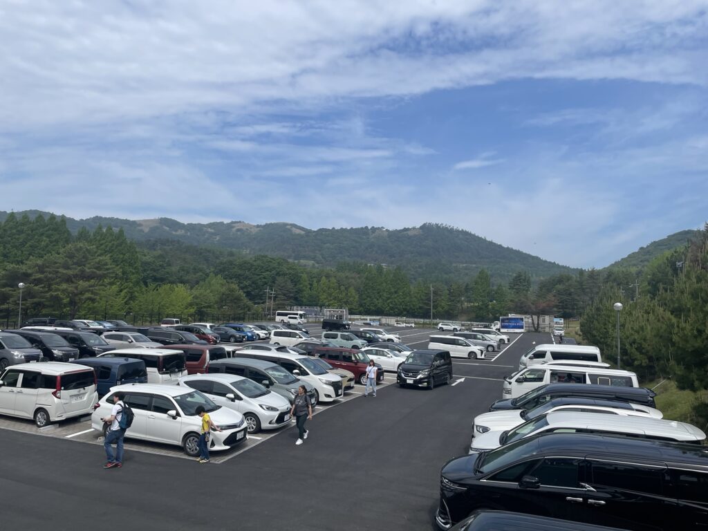 るり渓温泉の無料駐車場