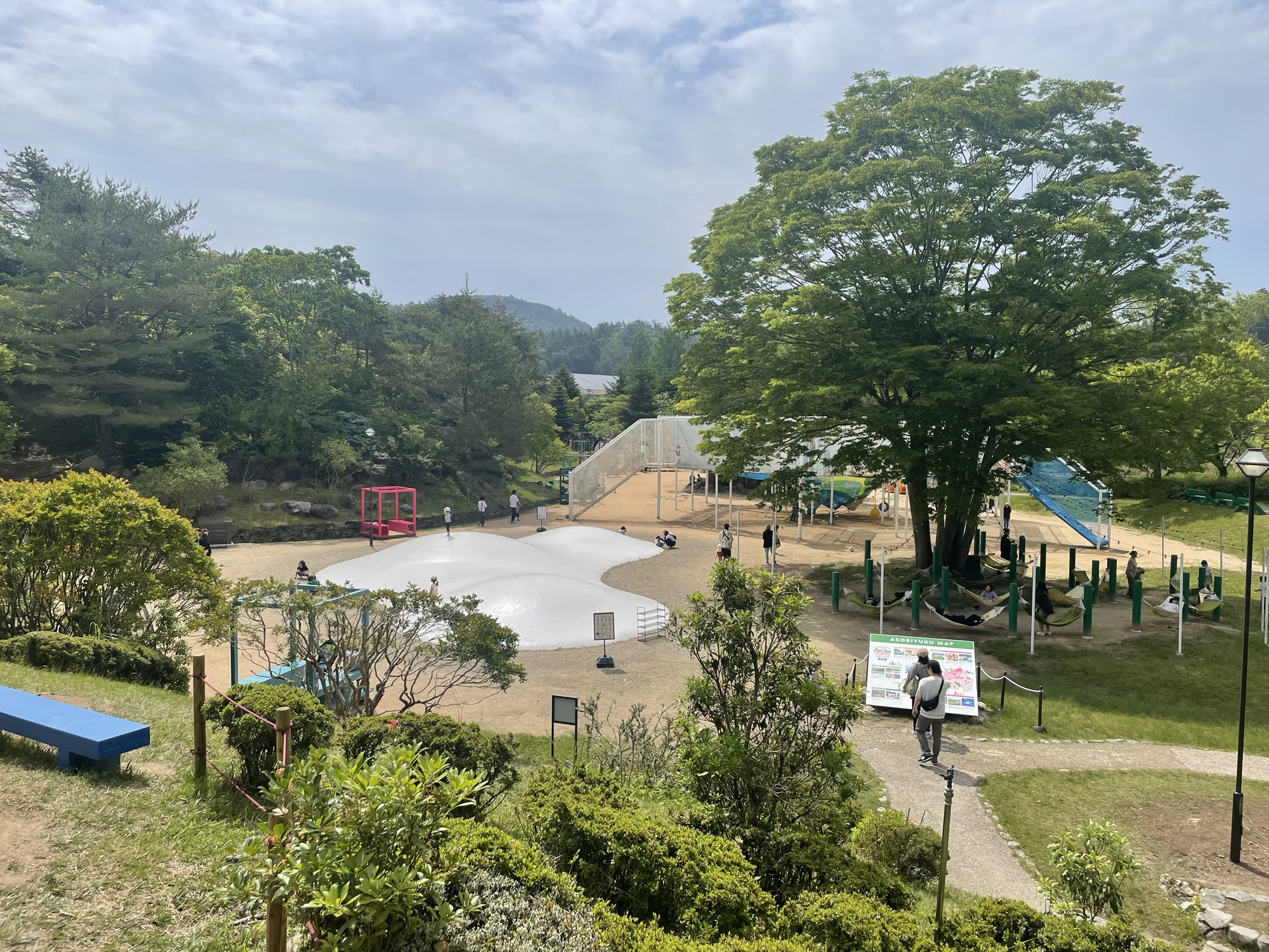 るり渓温泉の無料遊具