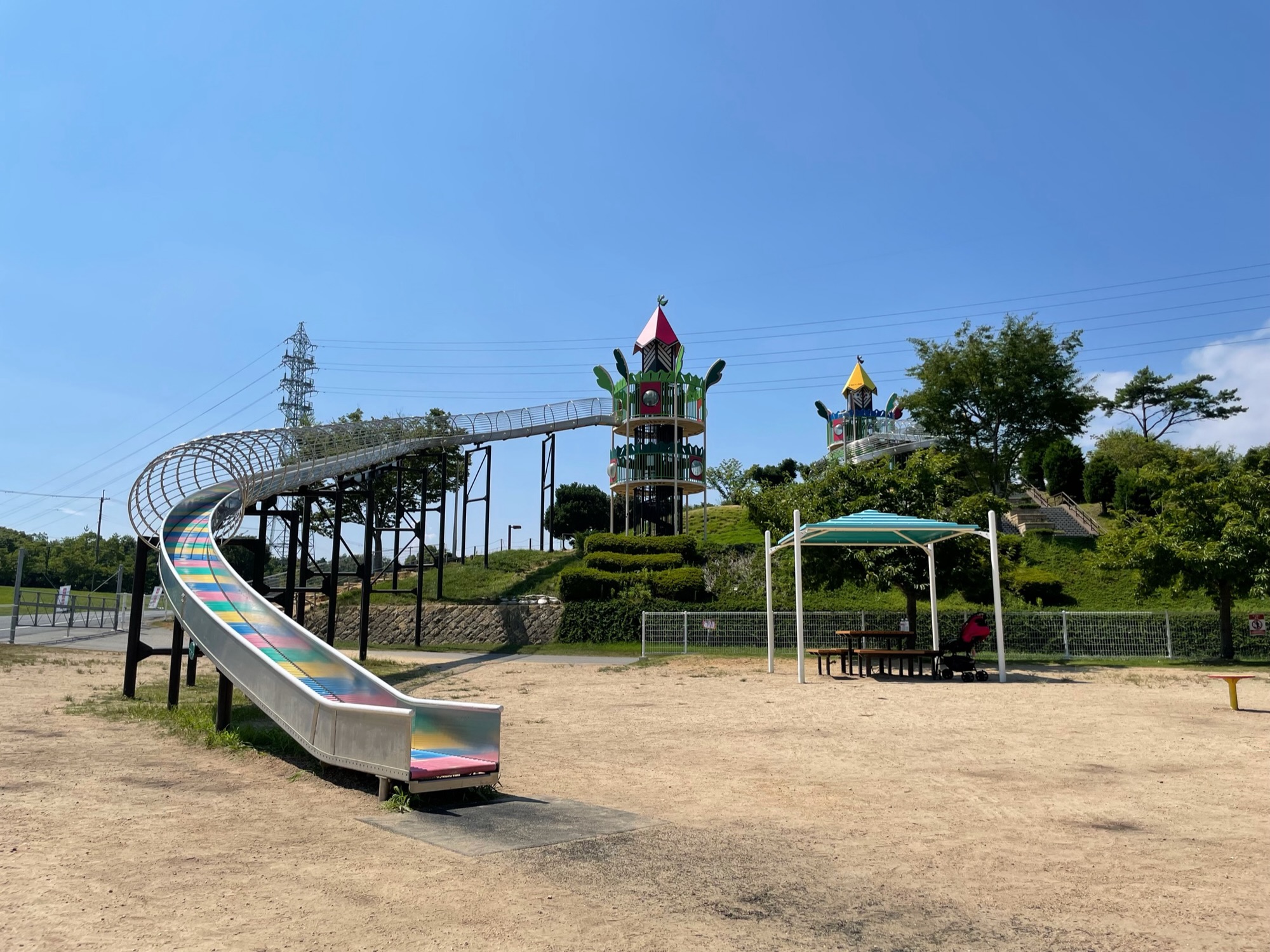 みきっこランドのローラーすべり台