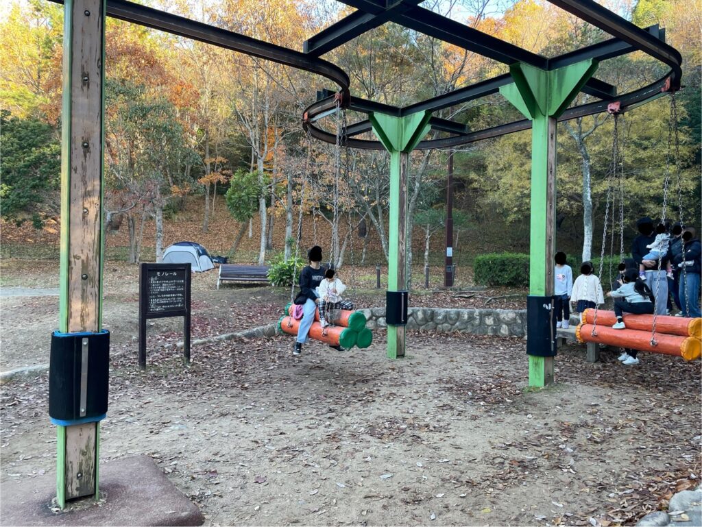 しあわせの村トリム園地にあるモノレール