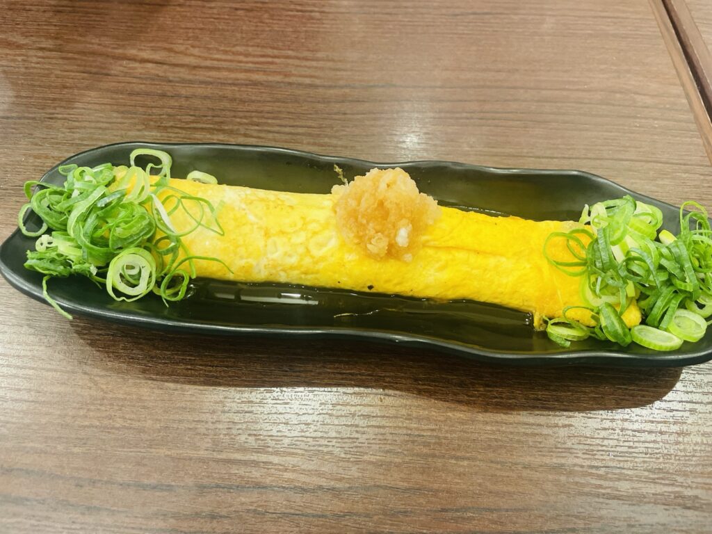 広島お好み焼き店のだし巻き卵