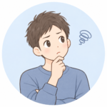 悩むパパ<br>
